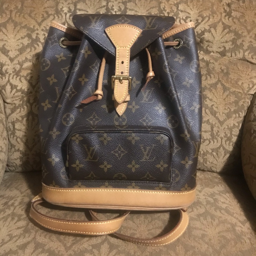 Authentic Louis Vuitton backpack purse